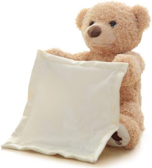 🧸 Peek-A-Boo Teddy Bear – Animated Musical Cuddle Buddy for Babies